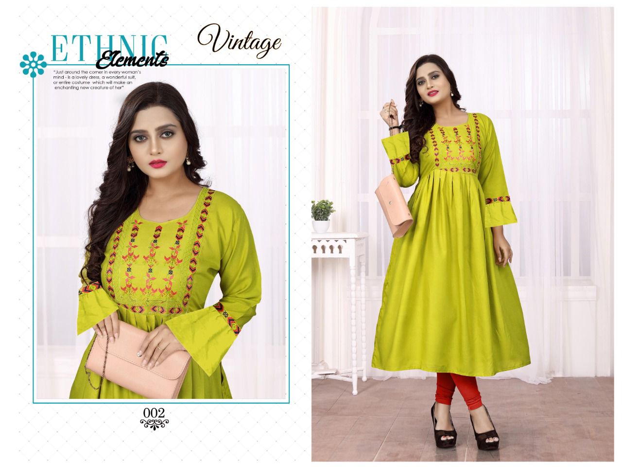 Aagya Vintage 6 Ethnic Wear Rayon Latest Anarkali Kurti Collection